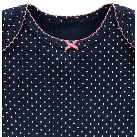 Simple Joys by Carter's Girls' 4-Pack Long-Sleeve Bodysuits - 3-6 Months - Picture 3 of 3